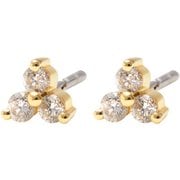 Grace Ella Yellow Gold ランニング アクセサリ ピアス DI-EL-18YG