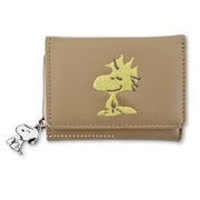 SPZ-3871 PEANUTS コンパクト三つ折り財布 ウッドストック / ベージュ