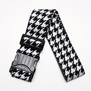 TSB004-BK [スーツケースベルト ワンタッチベルト ワールドバゲッジベルト60 アミュレット UK/ハウンドトゥース]