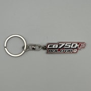 Honda メタルキーホルダー CB750F ボルドール2 サイドカバーデカール