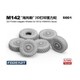 FHB9001 1/35 M142 HIMARS用 ホイールタイヤセット 自重変形再現タイプ [プラモデル用パーツ]