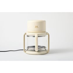 BRUNO ノンフライヤー ホワイト ガラス容器付き BRUNO ノンフライヤー ホワイト ガラス容器付き ブルーノ エア