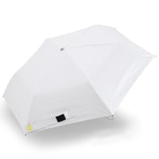 日傘 折りたたみ傘 晴雨兼用 -0&(ゼロアンド) 50cm 手開き式 6本骨 UVカット率100% 1級遮光 遮熱効果 はっ水加工 軽量 コットンホワイト LDB-LW50PM2-WH