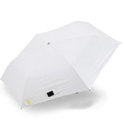 日傘 折りたたみ傘 晴雨兼用 -0&(ゼロアンド) 55cm 手開き式 6本骨 UVカット率100% 1級遮光 遮熱効果 はっ水加工 軽量 コットンホワイト LDB-LW55PM-WH