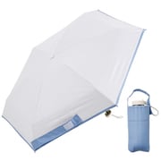 折りたたみ傘 晴雨兼用 LINEDROPS 50cm 手開き式 UVカット率99.9%以上 遮光率99.9%以上 遮熱効果 韓国 キルティング生地 レディース ブルーグレー 57472 25LD-K-50PM-3