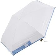日傘 折りたたみ傘 婦人用 晴雨兼用 LINEDROPS ヌビパラソル 50cm 手開き式 一級遮光 UVカット率99.9%以上 遮光率99.9%以上 遮熱効果 韓国 キルティング生地 ブルーグレー 25LD-K-50PM-3