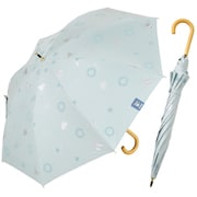 長傘 晴雨兼用 プリント日傘 50cm 手開き式 UVカット率99%以上 遮光率99%以上 遮熱効果 はっ水加工 ムーミン ニョロニョロ/海岸 56214 PTMO-27