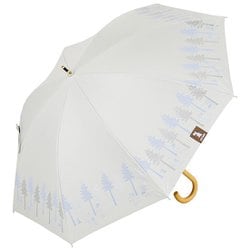 長傘 晴雨兼用 プリント日傘 ムーミン 50cm 手開き式 UVカット率99％以上 遮光率99％以上 遮熱効果 はっ水加工 内側黒コーティング加工 UPF50＋ 森 PTMO-29