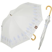 長傘 晴雨兼用 プリント日傘 50cm 手開き式 UVカット率99%以上 遮光率99%以上 遮熱効果 はっ水加工 ムーミン/森 56216 PTMO-29
