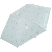 日傘 折りたたみ傘 晴雨兼用 プリント日傘 ムーミン ニョロニョロ 50cm 手開き式 UVカット率99%以上 遮光率99%以上 遮熱効果 はっ水加工 内側黒コーティング加工 UPF50+ 海岸 PTMO-27M
