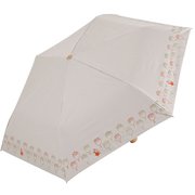 日傘 折りたたみ傘 晴雨兼用 プリント日傘 ムーミン リトルミイ 50cm 手開き式 UVカット率99%以上 遮光率99%以上 遮熱効果 はっ水加工 内側黒コーティング加工 UPF50+ 花 PTMO-28M