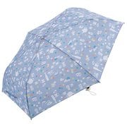 日傘 折りたたみ傘 婦人用 雨晴兼用 ムーミン リトルミイ 55cm 手開き式 6本骨 UVカット率90%以上 グラスファイバー(親骨) きょうだい OPMO-36M