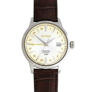 セイコー Auto SS 革バンド GMT シルバー メンズ 40.5mm 並行輸入品 1年保証 SSK041J1