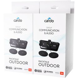 PACKTALK OUTDOOR アウトドアスポーツ用 インカム 4個入りファミリーパック IP67防塵・防水 ブラック SP000201