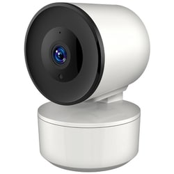 スマートカメラ 防犯カメラ 400万画素 AI 搭載 人体識別 自動追跡 首振り 高精細カメラ 暗視モード SDカード 対応 クラウド録画サービス アプリと連携 ホワイト KJ-208