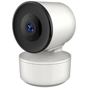 スマートカメラ 防犯カメラ 400万画素 AI 搭載 人体識別 自動追跡 首振り 高精細カメラ 暗視モード SDカード 対応 クラウド録画サービス アプリと連携 ホワイト KJ-208