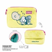 PEANUTS ミニティッシュポーチ付き パスケース 2 チャーリー・ブラウン