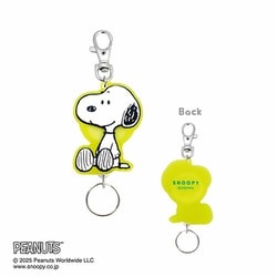 PEANUTS ラバーリールキーホルダー スヌーピー