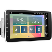 スマホランチャー 2DIN 9インチ フローティングモデル 外付けマイクセット品 AMEX-SL03M