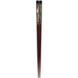 陶彩絵巻 富士 23cm 箸 食洗機可 日本製 143896