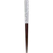 市松桜小道 銀 23cm 箸 食洗機可 日本製 147344