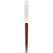 金彩銀彩 白 23cm 箸 食洗機可 日本製 147412