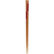 取箸 市松 赤 27cm 食洗機対応 日本製 143650