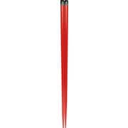 天削取箸 赤 33cm 日本製 310564