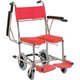 シャワー用車いす（肘跳ね上げ式） レッド KS4（ステンレスセイ）