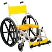シャワー用車いす(自走用) イエロー KS7(アルミセイ)