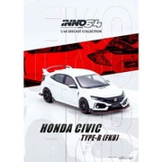IN64-FK8-WHI 1/64 Honda シビック Type-R （FK8） ホワイト [ダイキャストミニカー]