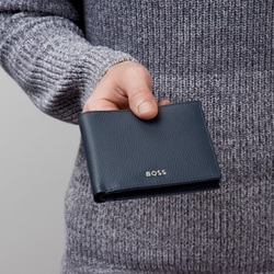 ヨドバシ.com - ヒューゴ ボス HUGO BOSS 二つ折り財布 ネイビー