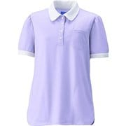 レディスニットシャツ L ラベンダー KZN239-07