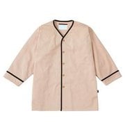 ニットノーカラーパジャマ 3L チアベージュ 304-44