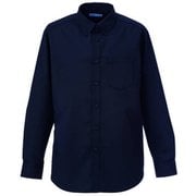 マルチボタンダウンシャツ長袖 S ネイビー KZN105-88