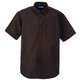 マルチボタンダウンシャツ半袖 S ブラウン KZN106-84