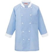 コックシャツ L ブルーストライプ 682-31