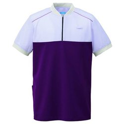 楽ポロ 3L ラベンダー×マゼンタ KZN261-27