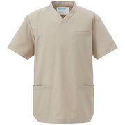 スクラブ(男女兼用) 5L フレンチベージュ KZN350-66