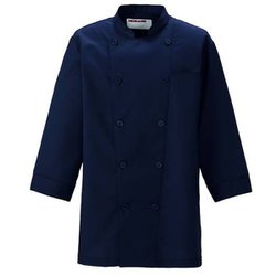 コックシャツ L ネイビー KZN425-88