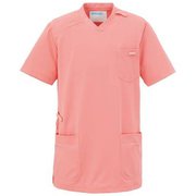 スクラブ(男女兼用) 4L コーラルピンク KZN714-24