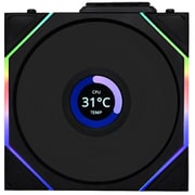 UNI FAN TL140 Wireless LCDモデル シングルパック ブラック UF-TL140-LCD-WLS-1B
