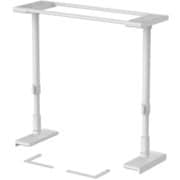 家具転倒防止 冷蔵庫転倒防止 つっぱり棒 幅60cm 高さ50cm～75cm FEQ-605WH
