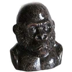 花瓶 一輪挿し フラワーベース 動物 ゴリラ F04-0162