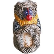 花瓶 一輪挿し フラワーベース 動物 マンドリル F04-0184