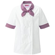 レディスコックシャツ LL ワイン 630-28