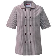 レディスコックシャツ L ブラウン 637-26