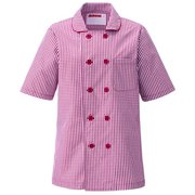 レディスコックシャツ L ワイン 637-28