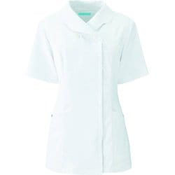 レディスジャケット半袖 LL ホワイト 104-20