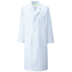 メンズ診察衣S型長袖 LL ホワイト 110-70